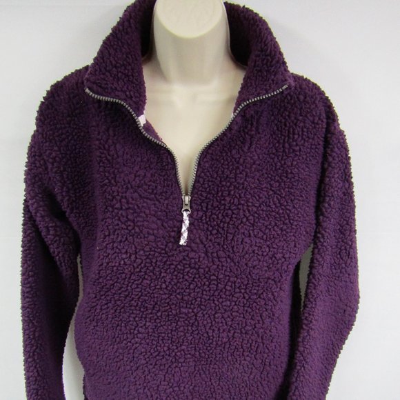 SO Jackets & Blazers - Sherpa | Quarter Zip | Fleece | Women's | SO | Warm | Purple | S